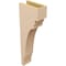 Ekena Millwork 5"W x 10"D x 30"H Thin Pescadero Rough Cedar Woodgrain TimberThane Corbel, Primed Tan CORUR05X10X30PECRCPR - alternate 6